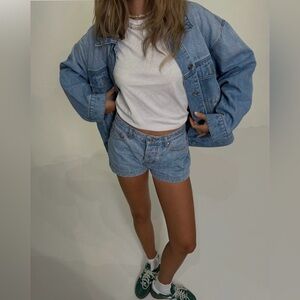 PARKE Denim Mini Shorts - NEW